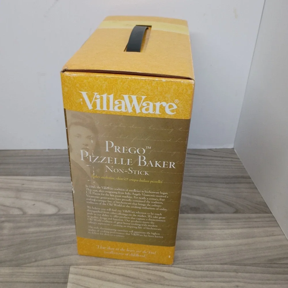 VillaWare Prego Pizzelle Baker Series 2 Maker 3600-NS Italian Cookies